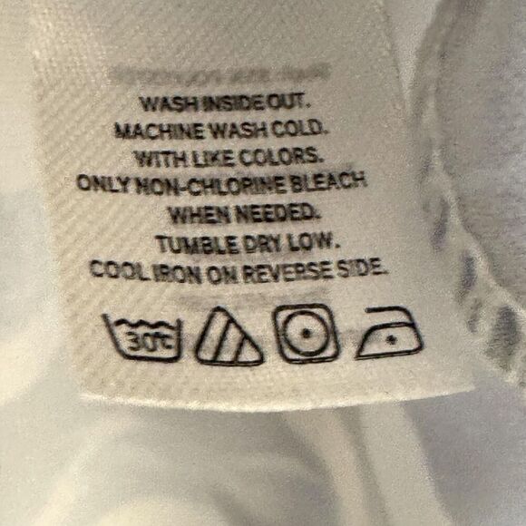 Cabana Life Dress Womens Large Blue White Palm Print Tunic UPF 50 Sun Protection - Picture 11 of 11